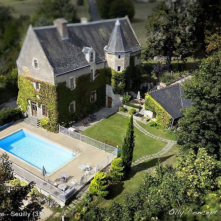 לינה וארוחת בוקר Seuilly Manoir De L'Abbaye מראה חיצוני תמונה