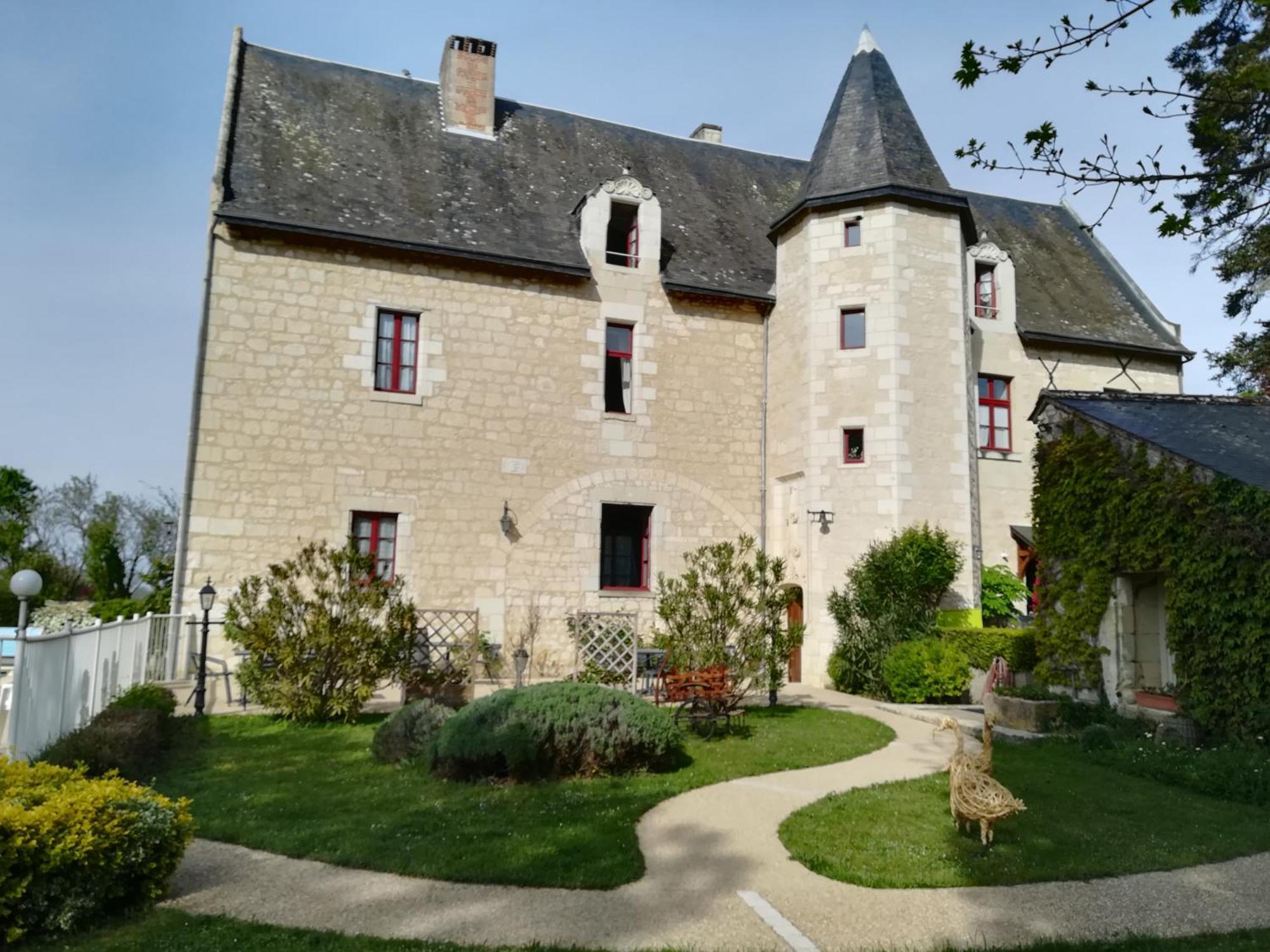 לינה וארוחת בוקר Seuilly Manoir De L'Abbaye מראה חיצוני תמונה