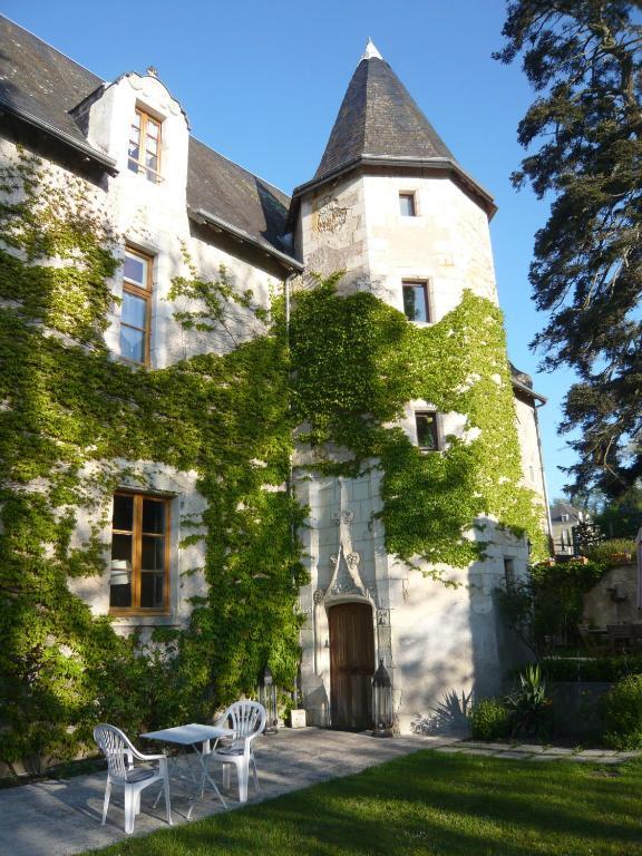 לינה וארוחת בוקר Seuilly Manoir De L'Abbaye חדר תמונה