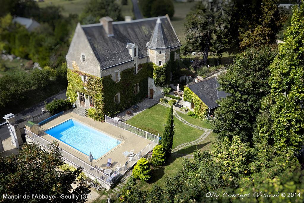 לינה וארוחת בוקר Seuilly Manoir De L'Abbaye מראה חיצוני תמונה