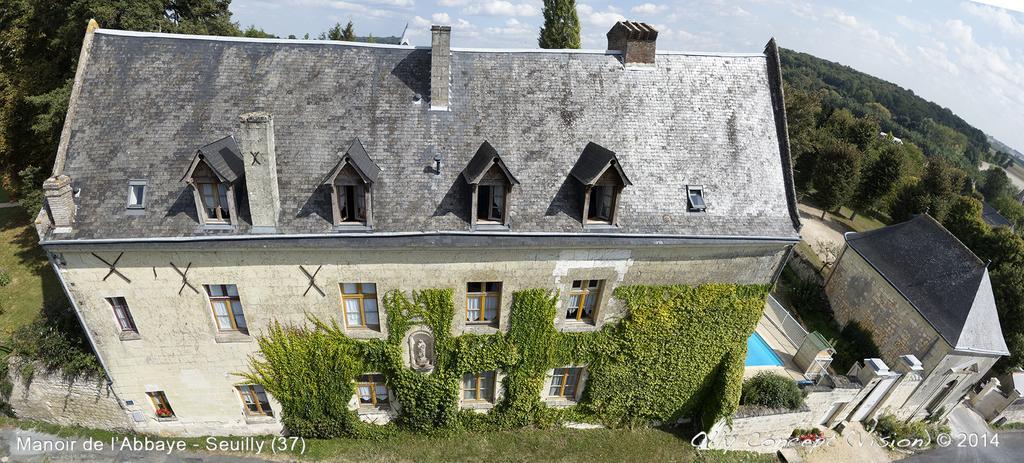 לינה וארוחת בוקר Seuilly Manoir De L'Abbaye מראה חיצוני תמונה